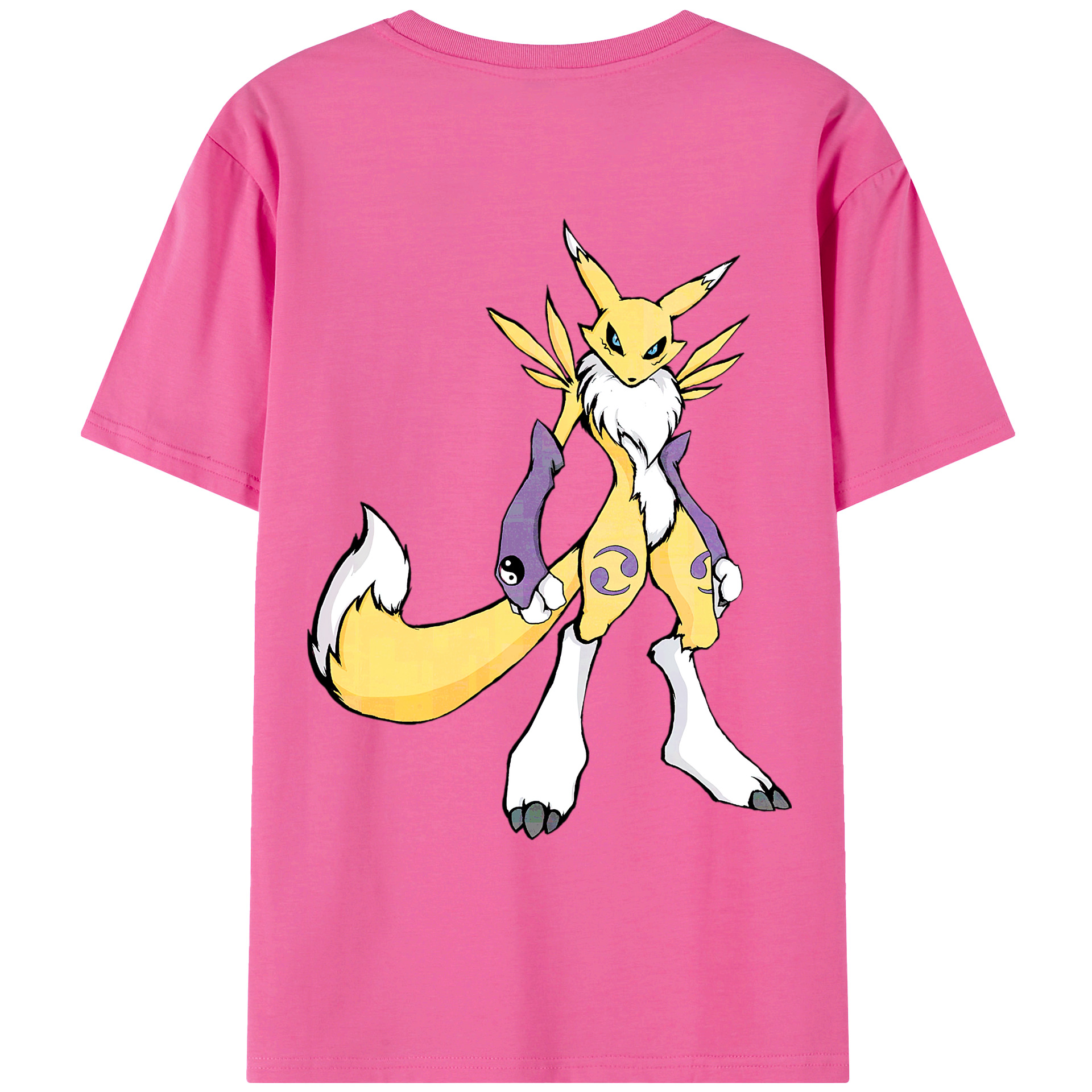 （画像用） Digimon デジタルモンスター/デジモン レディース半袖Tシャツ(バックプリント)